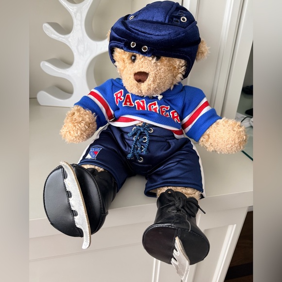Build-A-Bear Other - BUILD-A-BEAR New York Rangers Hockey NHL Official Plush Bear Stuffed 16 inches
